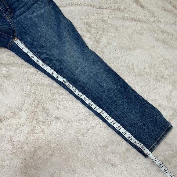 Chico’s So Slimming Girlfriend Crop Jeans Blue Denim - Size 0.5 (Small/6) - Picture 6 of 13